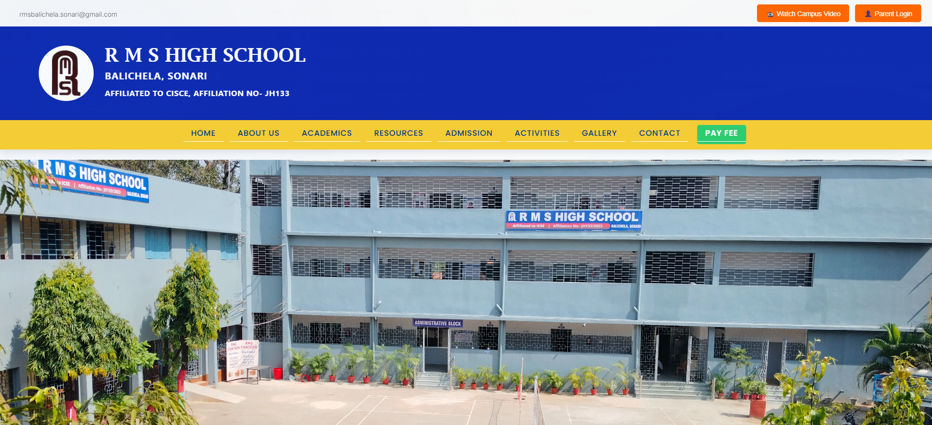 Modern School Website